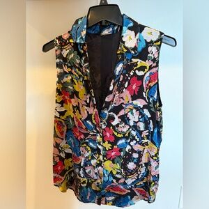 Elie Tahari Floral Sleeveless Women's Top